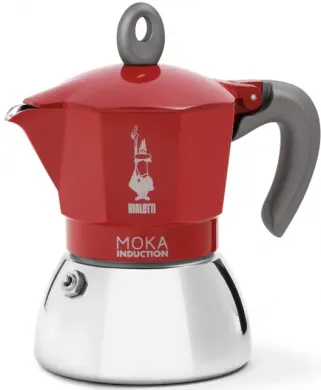 Moka Induction kotyogós kávéfőző 2 adag, piros (6942)
